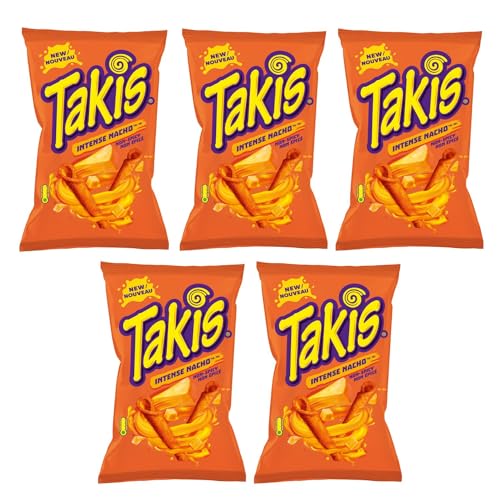 Takis Intense Nacho Cheese Non Spicy pack of 5