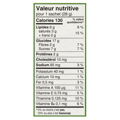 Dare Bear Paws Vegetables Fruits Strawberry Yogurt Nutrition Facts French