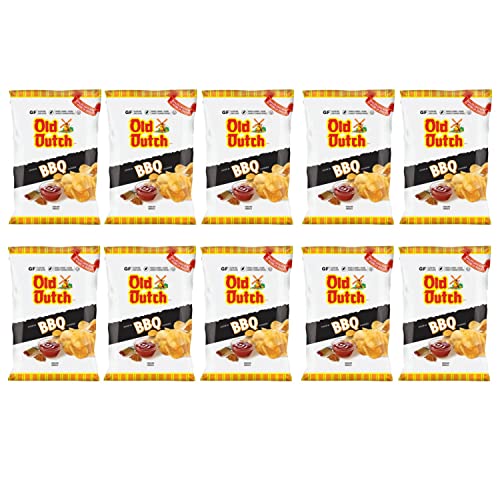 Old Dutch BBQ Potato Chips pack of 10