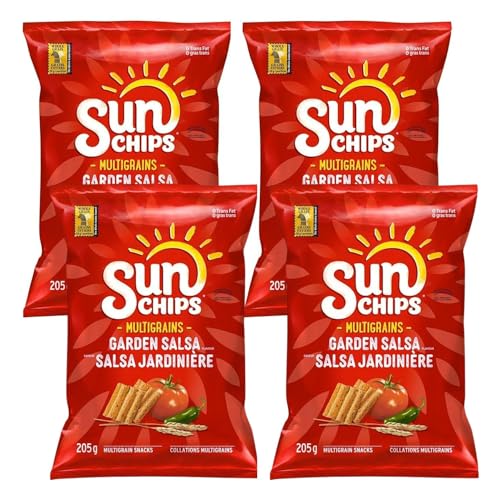 Sun Chips Multigrain Garden Salsa Corn Chips pack of 4