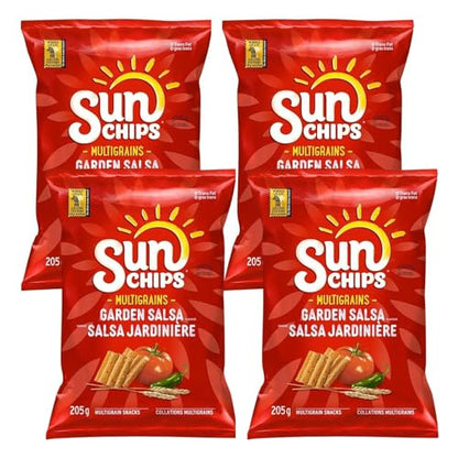 Sun Chips Multigrain Garden Salsa Corn Chips pack of 4