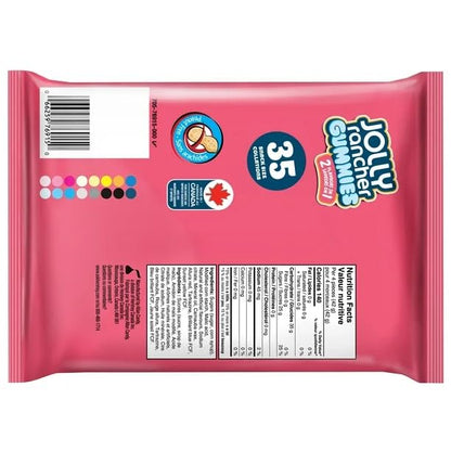 Jolly Ranchers 2-in-1 Gummies Snack Size, 35ct, 367 g/12.9oz (Shipped from Canada)