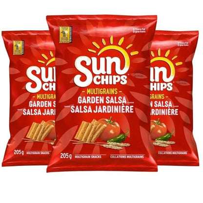 Sun Chips Multigrain Garden Salsa Corn Chips pack of 3