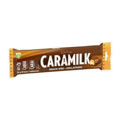 CARAMILK, SNACK SIZE, Chocolatey Candy Bars, 8 Mini Bars, 84 g/3 oz (Includes Ice Pack) Shipped from Canada