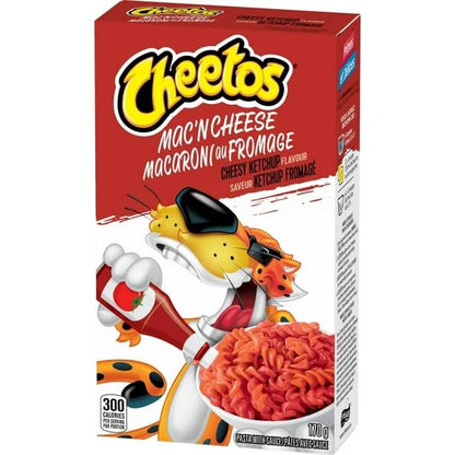 Cheetos Mac'n Cheese Cheesy Ketchup Flavour Pasta with Sauce, 170g/6 oz (Shipped from Canada)