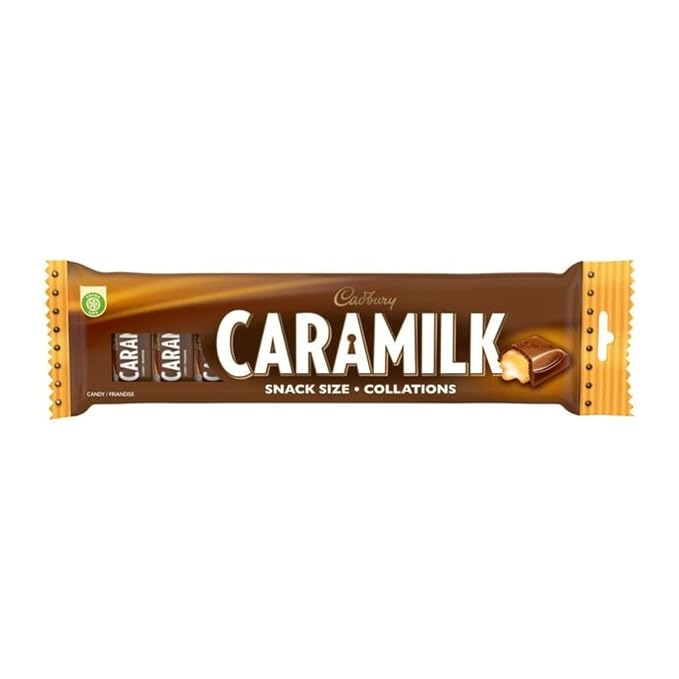 CARAMILK, SNACK SIZE, Chocolatey Candy Bars, 8 Mini Bars, 84 g/3 oz (Includes Ice Pack) Shipped from Canada