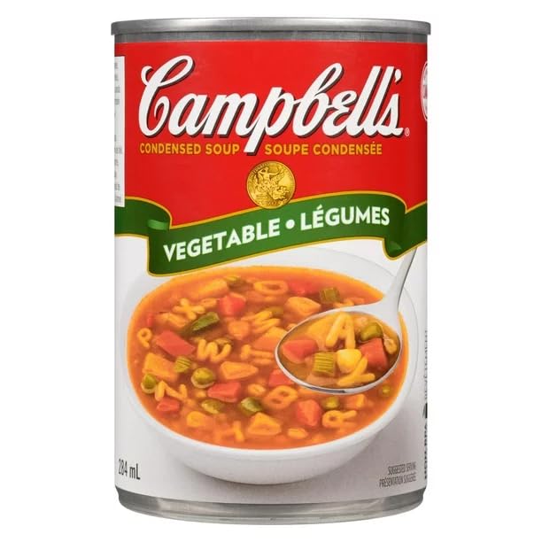 Campbell's Condensed Soup Vegetable, 284 mL/9.6 oz (Shipped from Canada)