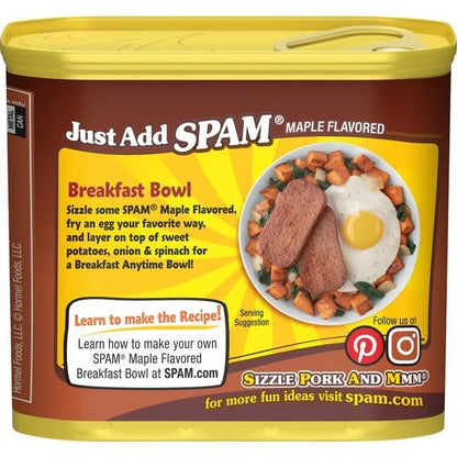 Spam Maple Flavored, 340g/12 oz (Shipped from Canada)