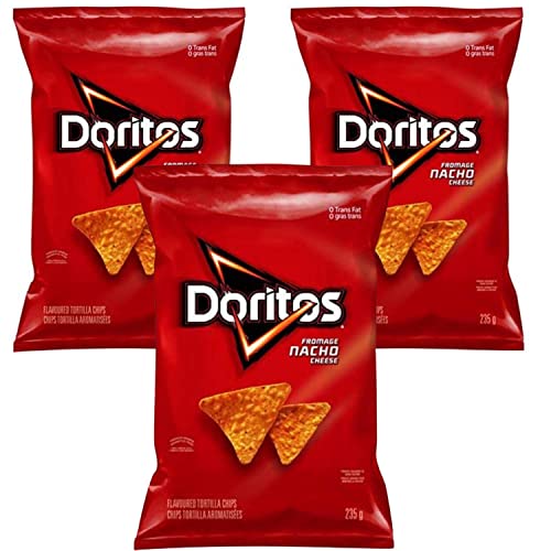 Doritos Nacho Cheese Tortilla Chips pack of 3