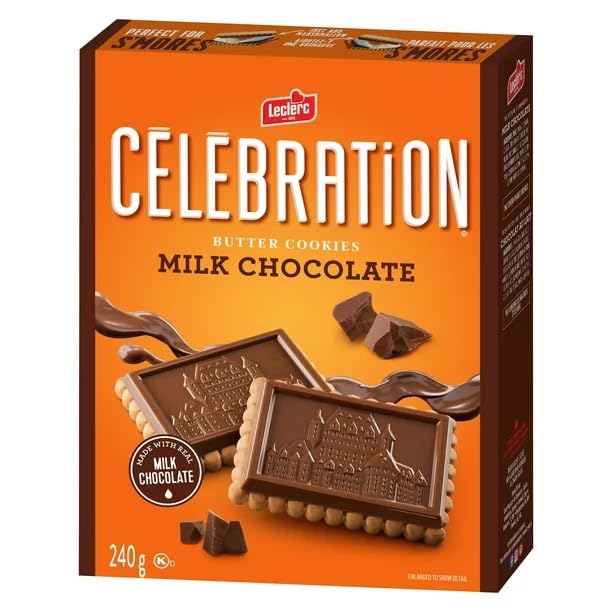 Celebration Milk Chocolate Top Butter Cookies front cover