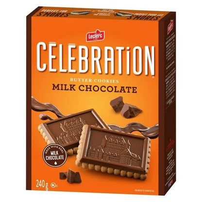 Celebration Milk Chocolate Top Butter Cookies front cover