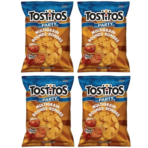 Tostitos Multigrain Rounds Tortilla Chip Party Size pack of 4