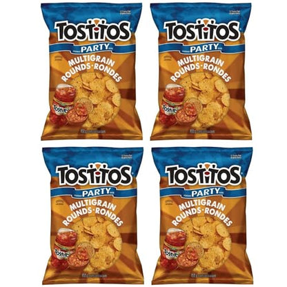 Tostitos Multigrain Rounds Tortilla Chip Party Size pack of 4