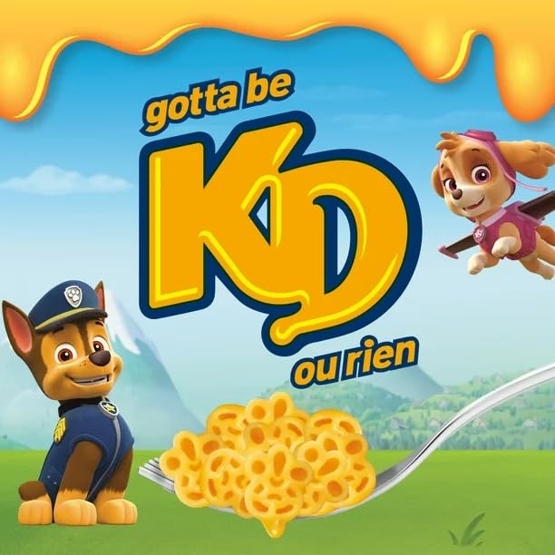 KD Kraft Dinner Paw Patrol Macaroni and Cheese Shapes  156g/5.50oz (Shipped from Canada)