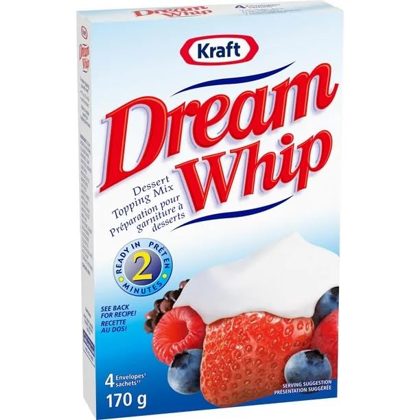 Dream Whip Whipped Topping Mix, 170g/6oz (Shipped from Canada)