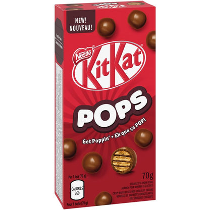 Kit Kat Pops Milk Chocolaty Snacks Carton, 70g/2.47oz (Shipped from Canada)