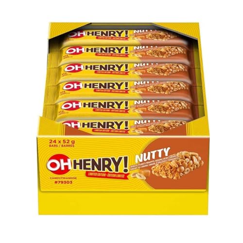 Oh Henry! Nutty Bar - Limited Edition, 24 x 52g/1.8 oz (Shipped from Canada)