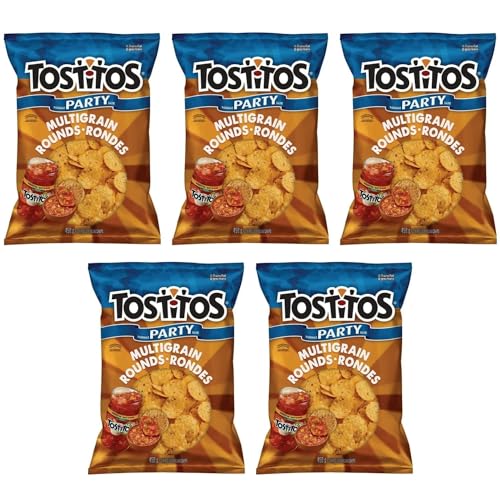 Tostitos Multigrain Rounds Tortilla Chip Party Size pack of 5