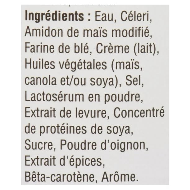 Campbell's Condensed Soup Low Fat Cream of Celery - Made with Real Celery & Cream, 284 mL/9.6 fl. oz (Shipped from Canada)