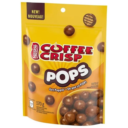 COFFEE CRISP POPS Chocolaty Snacks Pouch 170g/6oz (Includes Ice Pack) (Shipped from Canada)