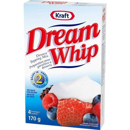 Dream Whip Whipped Topping Mix, 170g/6oz (Shipped from Canada)