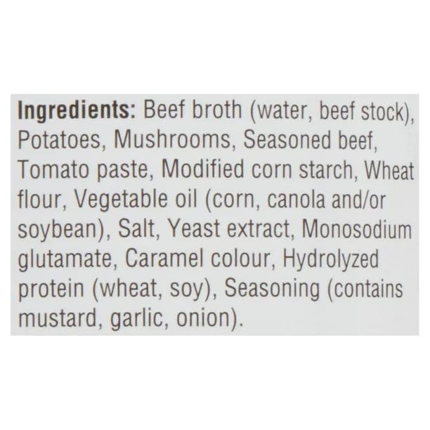 Campbell's Chunky Pepper Steak and Potato Ready to Serve Soup, 515ml/17.4 fl. oz (Shipped from Canada)