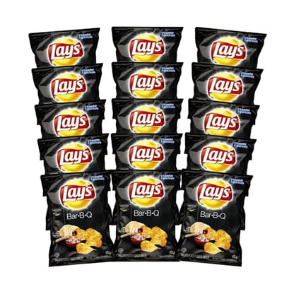 Lays Barbecue Potato Chips Snack Bag, 40g/1.4oz (Shipped from Canada)