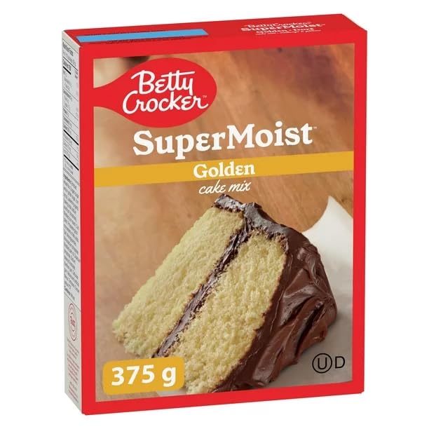 Betty Crocker Super Moist Golden Cake Mix, 375g/13.2 oz (Shipped from Canada)