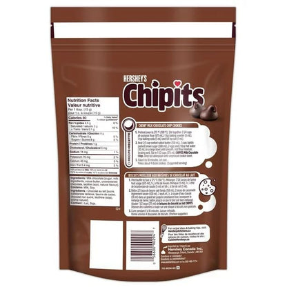 Hershey CHIPITS Milk Chocolate Chips, 835g/29.45oz (Shipped from Canada)