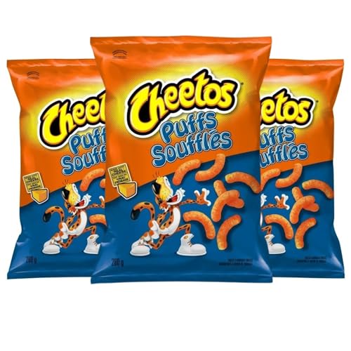 Cheetos Puffs Cheese Flavoured Snacks pack of 3