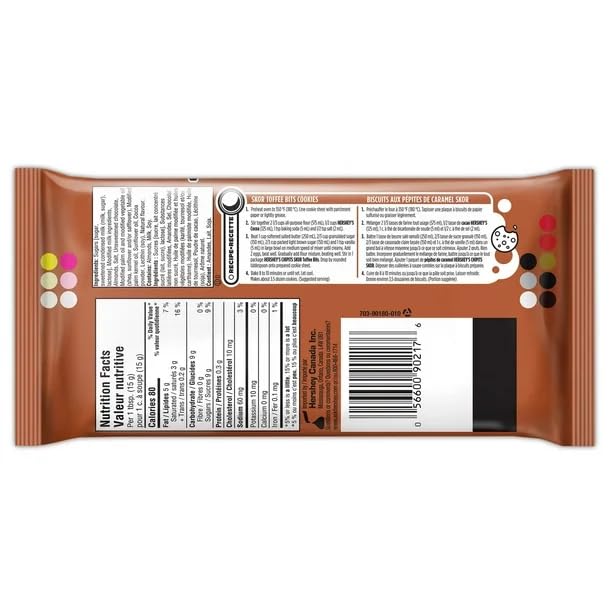 Hershey CHIPITS Baking Bits, SKOR Toffee, 200g/7.05oz (Shipped from Canada)