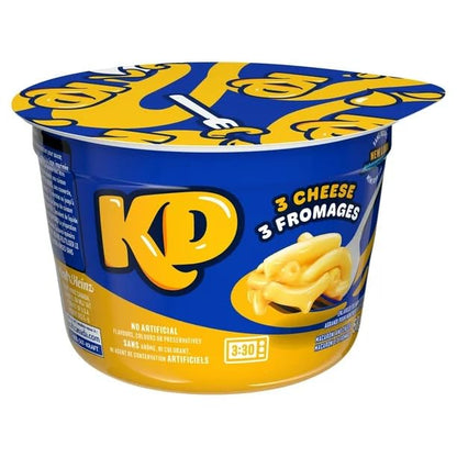 Kraft Dinner Triple Cheese Macaroni & Cheese Snack Cup 58g/2.05oz (Shipped from Canada)