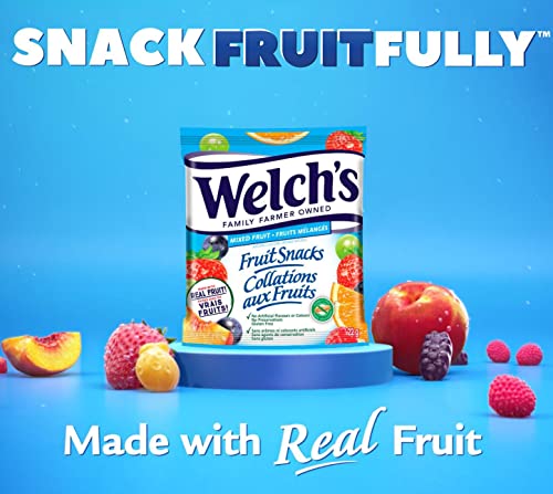 Welch's Gluten Free Berries 'n Cherries Snacks, 28 x 22g/0.8oz (Shipped from Canada)