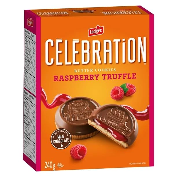 Celebration Raspberry Truffle Cookie 240g/8.5 oz (Shipped from Canada)