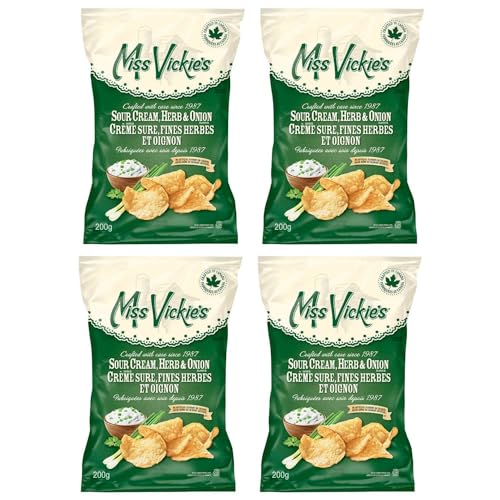 Miss Vickies Sour Cream Herb Onion pack of 4