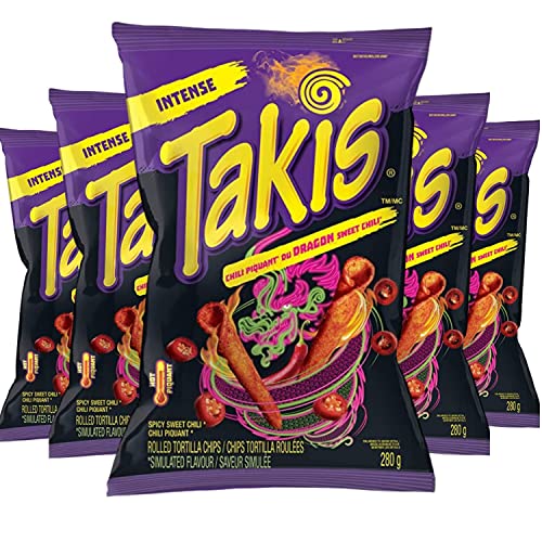 Takis Dragon Sweet Chili Rolled Tortilla Chips, 280g/9.8oz (Shipped from Canada)