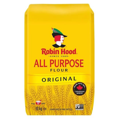 Robin Hood Original All Purpose Flour, 10 kg/22 lbs (Shipped from Canada)