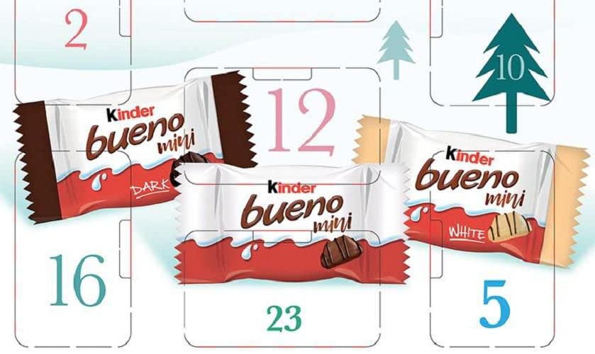 Bueno Advent Calendar 167g/5.8oz (Shipped from Canada)