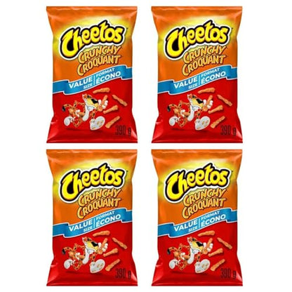 Cheetos Crunchy Cheese Flavored Snacks pack of 4
