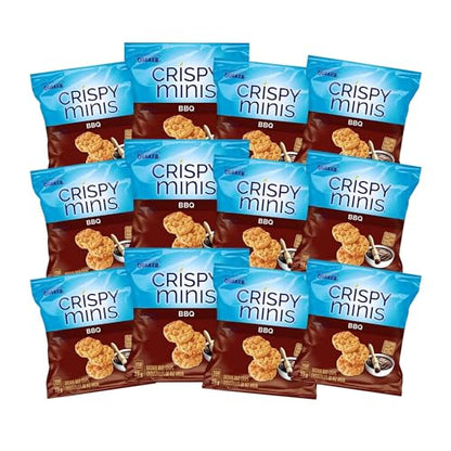 Quaker Crispy Minis Brown Rice Chips BBQ, 33g/1.2 oz (Shipped from Canada)