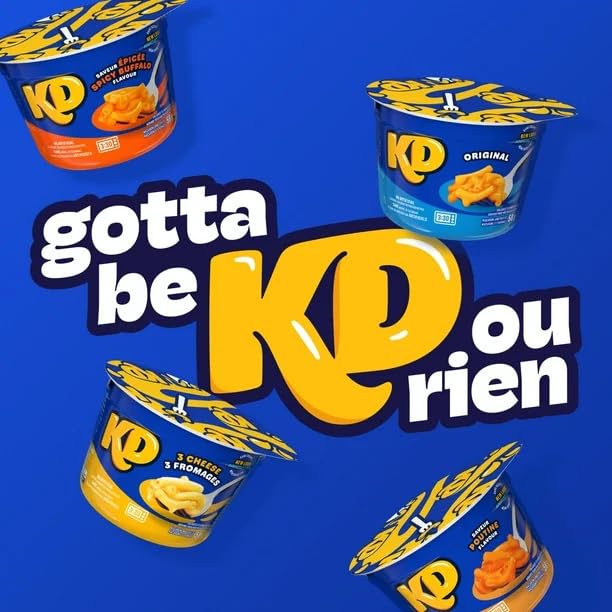 Kraft Dinner Triple Cheese Macaroni & Cheese Snack Cup 58g/2.05oz (Shipped from Canada)