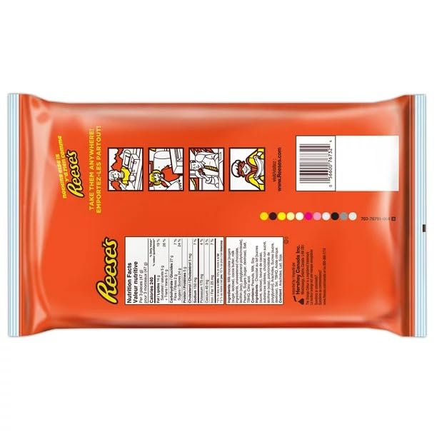 Reese's Peanut Butter Cups Snack Size, Multipack 30 X 15g, 468g/16.5oz (Shipped from Canada)