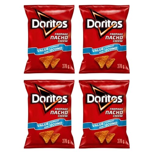 Doritos Nacho Cheese Tortilla Chips Value Sized pack of 4