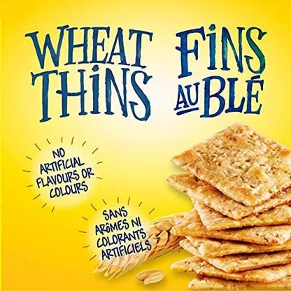 Christie Wheat Thins 37% Less Fat Crackers 180g/6.3 oz (Shipped from Canada)