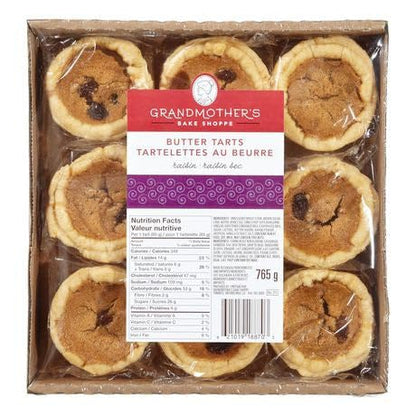 Grandmother's Bake Shoppe Raisin Butter Tarts, 765g/27oz (Shipped from Canada)