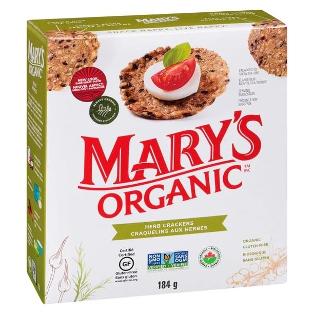 Mary's Gluten Free Herb Organic Crackers 1