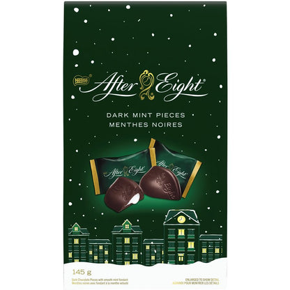 After Eight Dark Mint Chocolate Pieces Christmas/Holiday Bag 145g/5.1oz (Shipped from Canada)