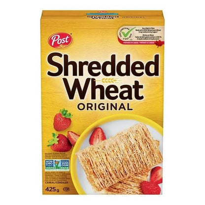 Post Shredded Wheat Big Biscuit Cereal, Original, 425g/15 oz (Shipped from Canada)