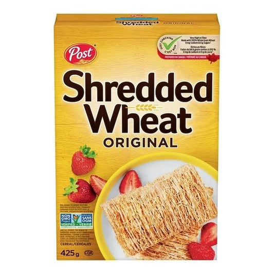 Post Shredded Wheat Big Biscuit Cereal, Original, 425g/15 oz (Shipped from Canada)