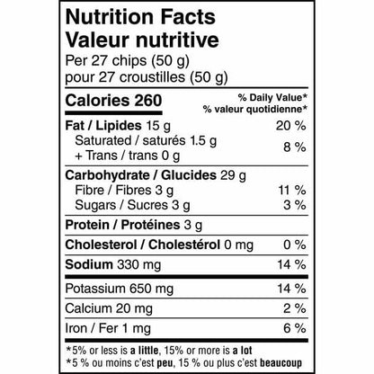 Miss Vickie's Sweet Spicy Ketchup Potato Chips Nutrition Facts